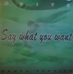 Carátula de Say What You Want