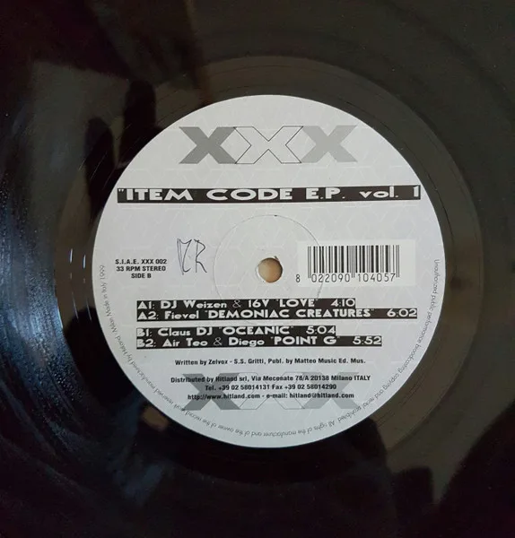 Various – Item Code E.P. Vol 1
