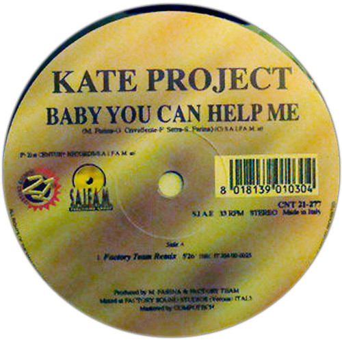 Kate Project - Baby You Can Help Me