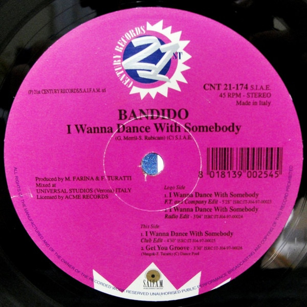 Bandido - I Wanna Dance With Somebody