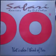 Carátula de That's When I Think Of You (Remixes By DJ Calvo)