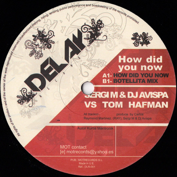 Sergi M, DJ Avispa, Tom Hafman - How Did You Now